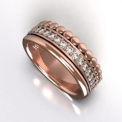 Asring Shining Memories met Swarovski zirkonia’s, roségoud