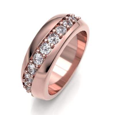 Asring Way of life met Swarovski zirkonia’s, roségoud