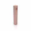 Roségouden ashanger buis vierkant 4 x 28 mm, klassieke ashanger met afgeronde randen
