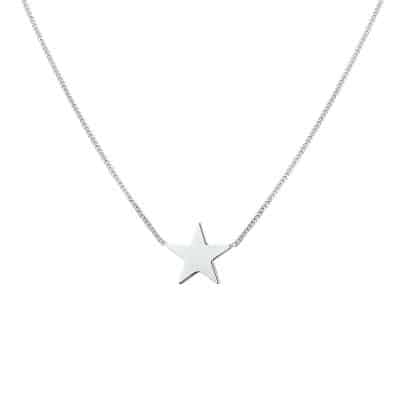 As collier Ster, zilver