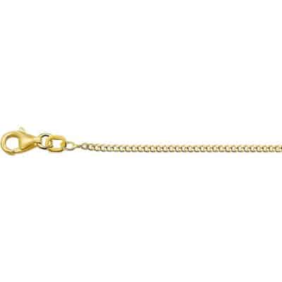 Collier Gourmet 1.4 mm 50 cm, geelgoud